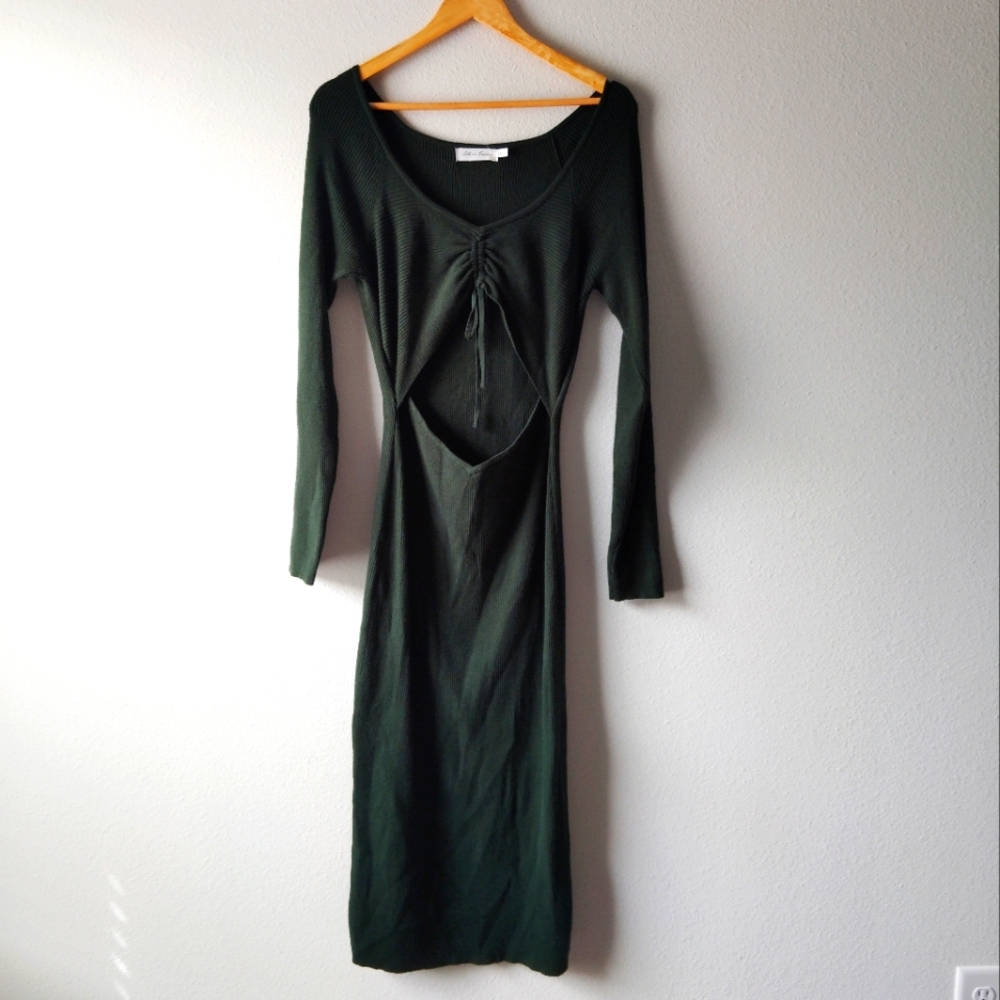 All In Favor Knit Long Sleeve Dress - Picture 5 of 7